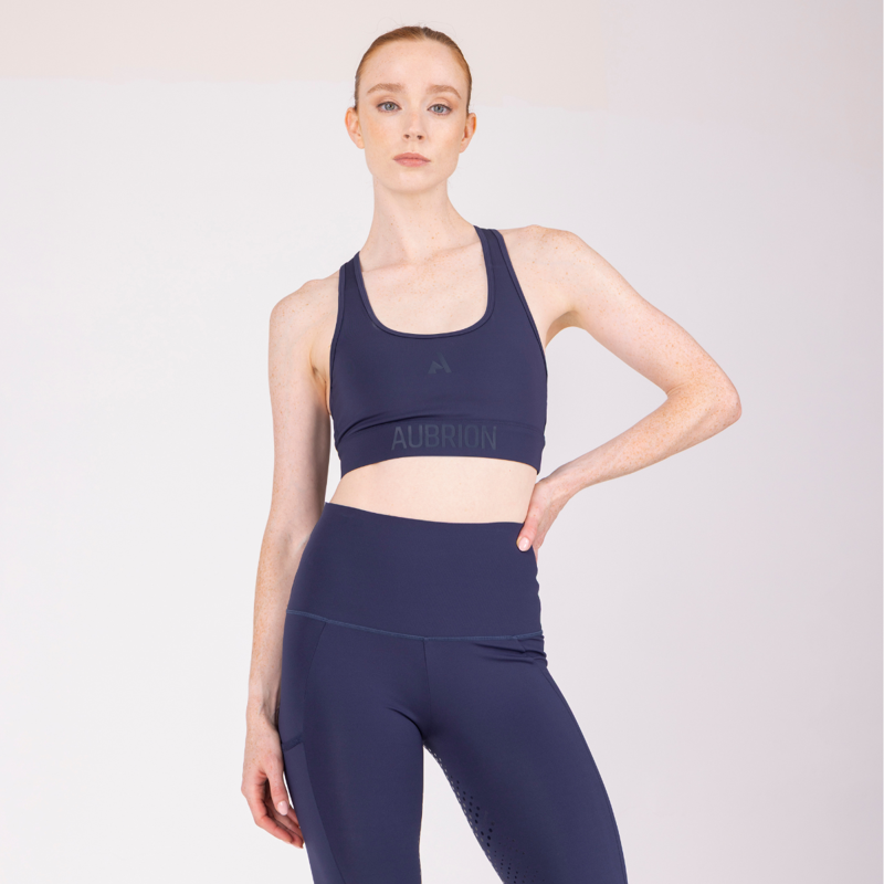 Aubrion React Power Sports Bra - Midnight-3