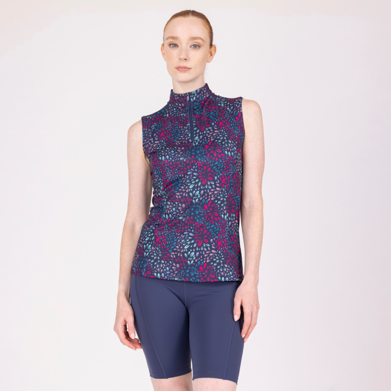 Aubrion React Sleeveless Base Layer - Petal-1