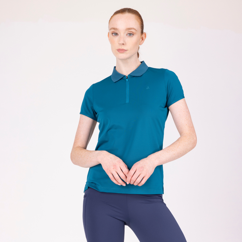 Aubrion React Tech Polo - Kingfisher-1