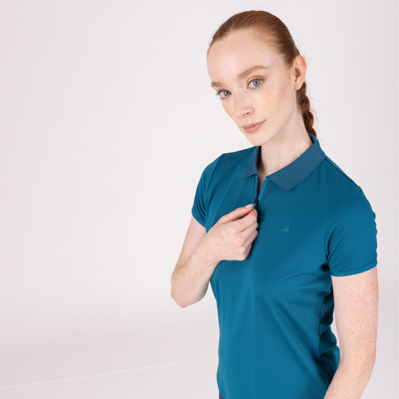 Aubrion React Tech Polo - Kingfisher-2