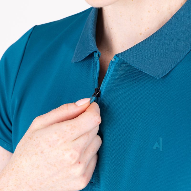 Aubrion React Tech Polo - Kingfisher-3