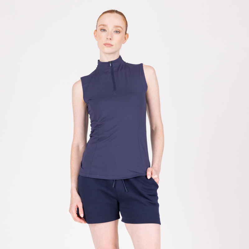 Aubrion React Sleeveless Base Layer - Midnight-1