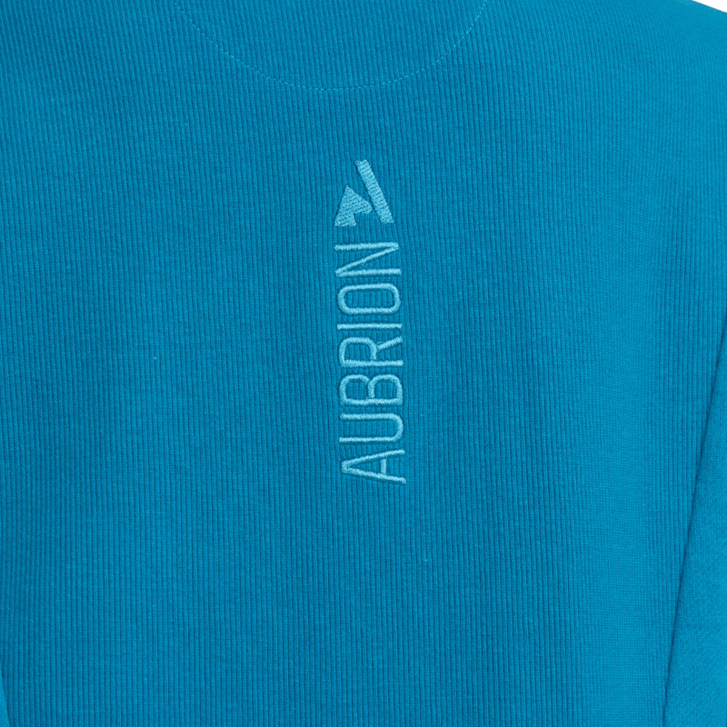 Aubrion React Young Rider Quarter Zip Sweater - Kingfisher-2