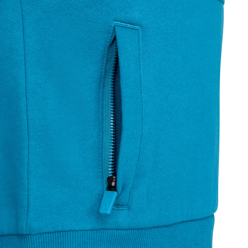 Aubrion React Young Rider Quarter Zip Sweater - Kingfisher-3
