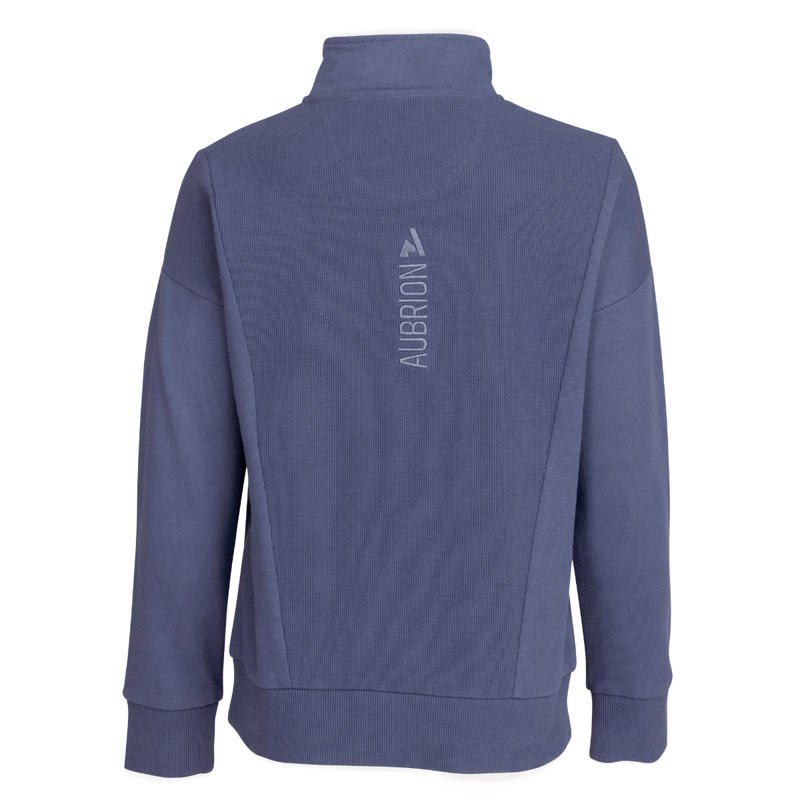Aubrion React Young Rider Quarter Zip Sweater - Midnight-1
