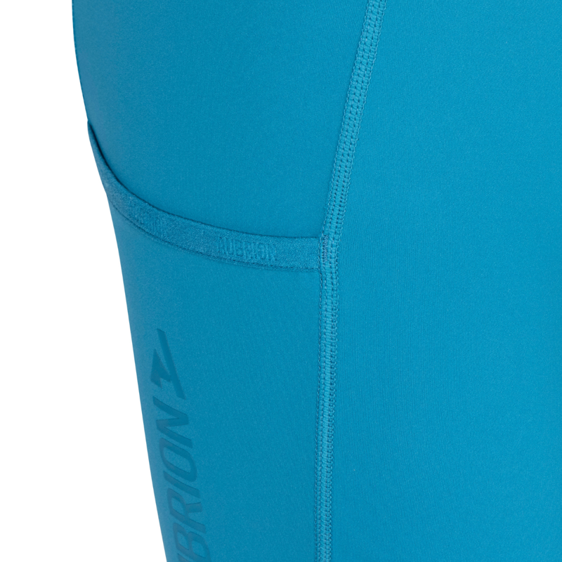 Aubrion React Young Rider Rhythm Riding Tights - Kingfisher-2
