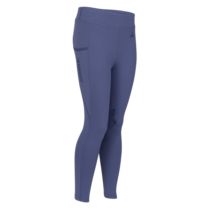 Aubrion React Rhythm Riding Tights - Young Rider - Midnight