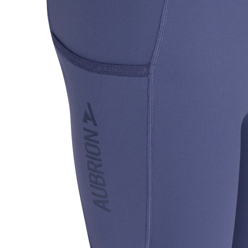 Aubrion React Rhythm Riding Tights - Young Rider - Midnight-2