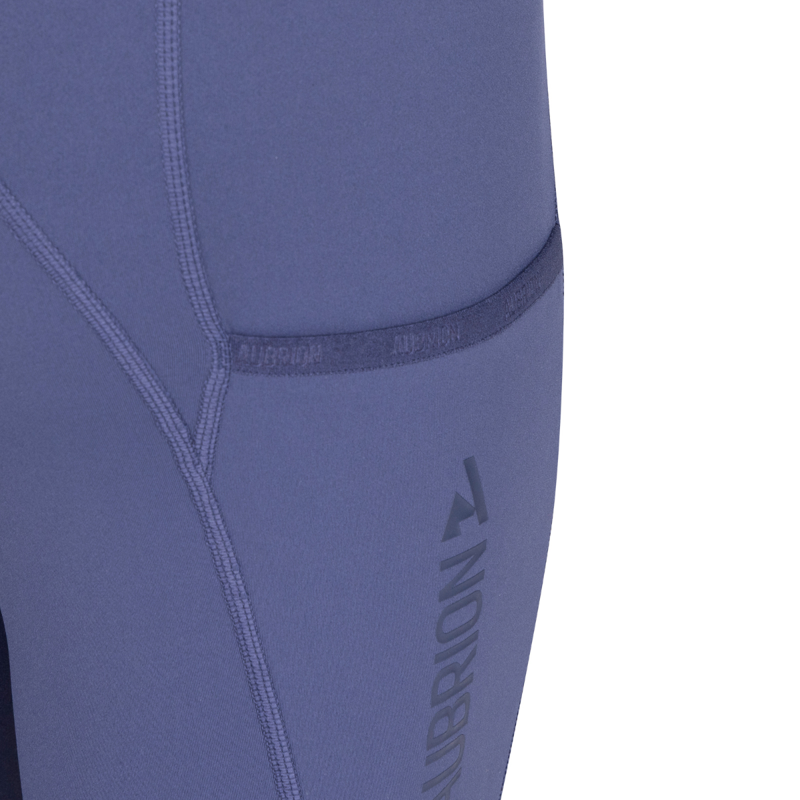 Aubrion React Rhythm Riding Tights - Young Rider - Midnight-6