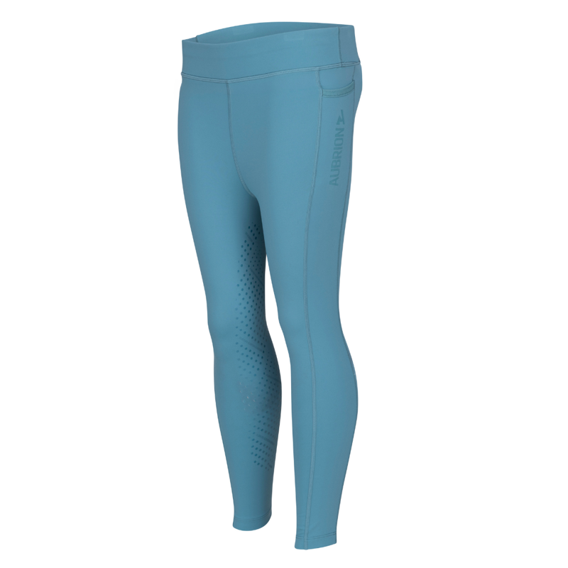 Aubrion React Young Rider Non-Stop Riding Tights - Haze-1