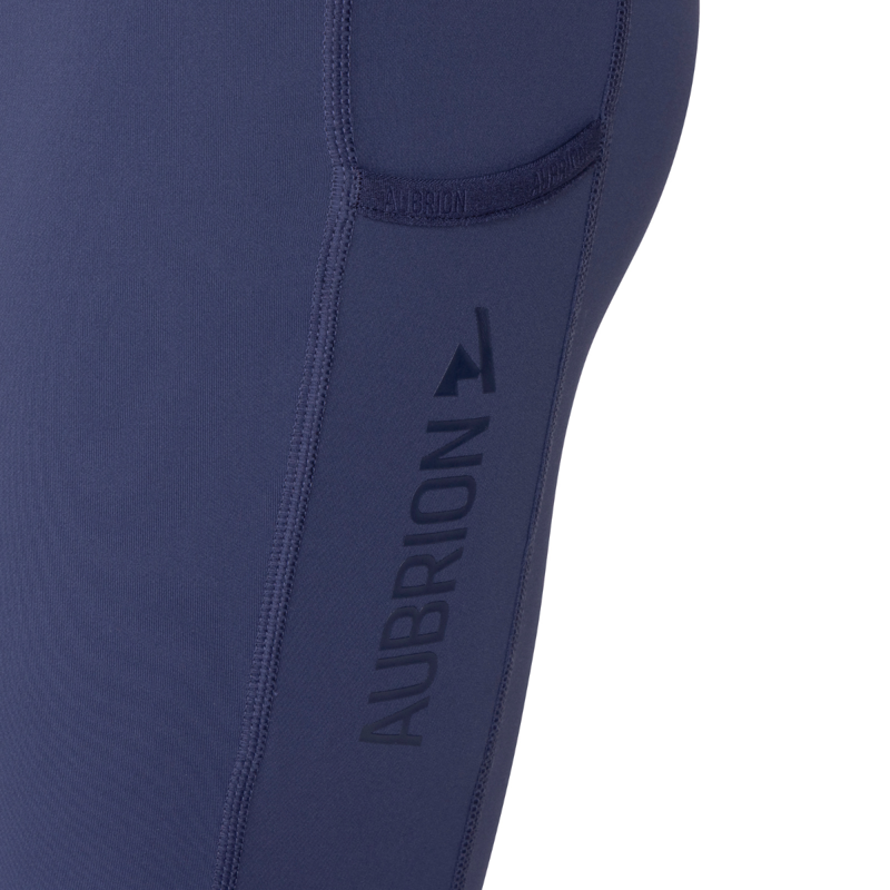Aubrion React Young Rider Non-Stop Riding Tights - Midnight-4