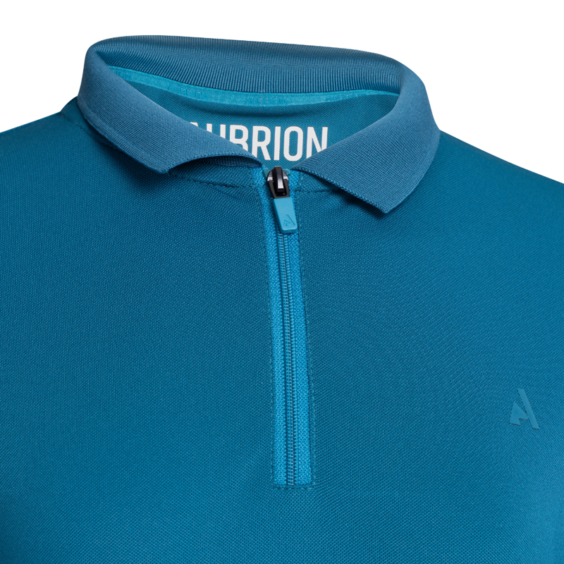 Aubrion React Young Rider Tech Polo - Kingfisher-7
