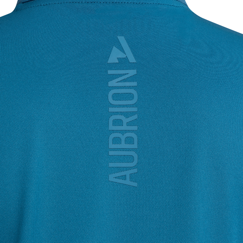 Aubrion React Young Rider Tech Polo - Kingfisher-8