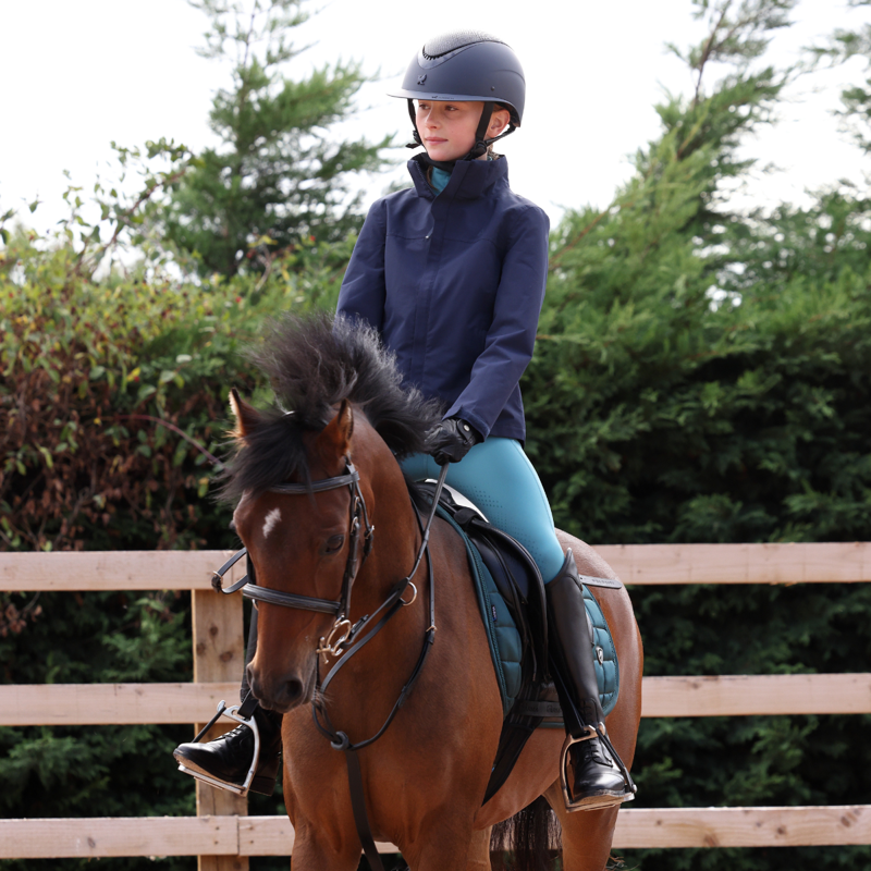 Aubrion React Young Rider Waterproof Coat - Midnight-10