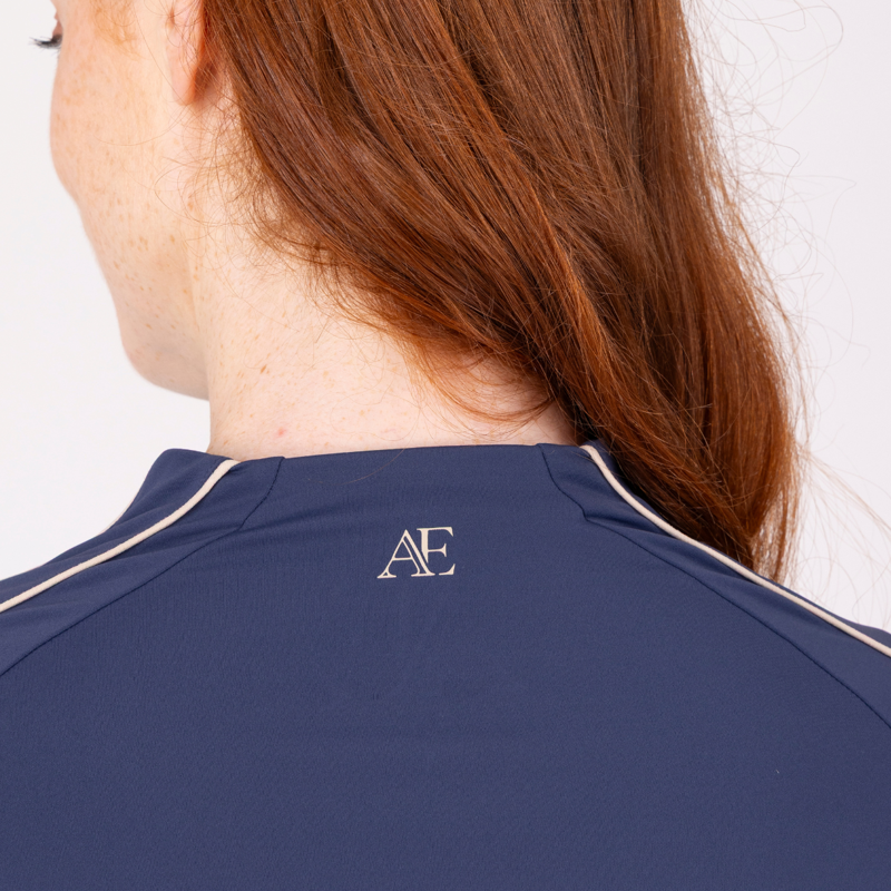 Aubrion Equestrian Long Sleeve Base Layer - Midnight-8