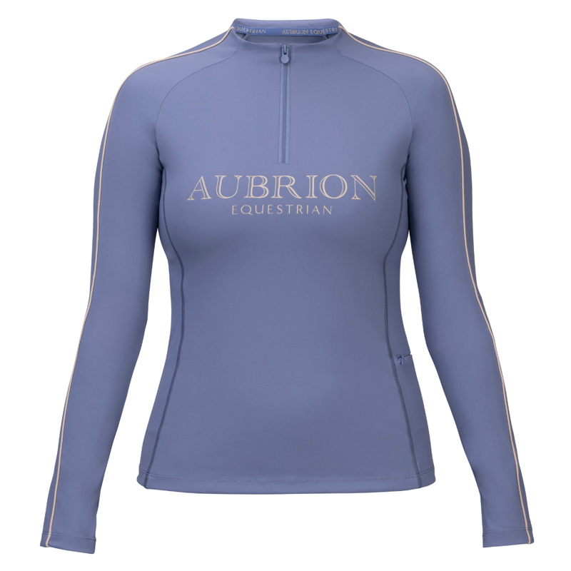 Aubrion Equestrian Long Sleeve Base Layer - Storm