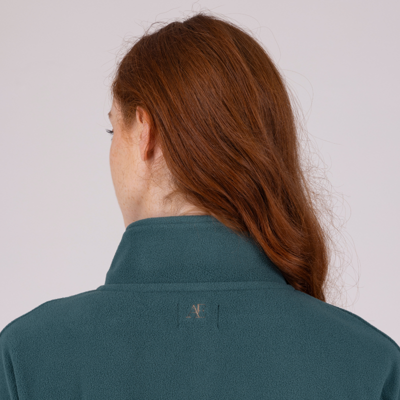 Aubrion Equestrian Quarter Zip Fleece - Thyme-8