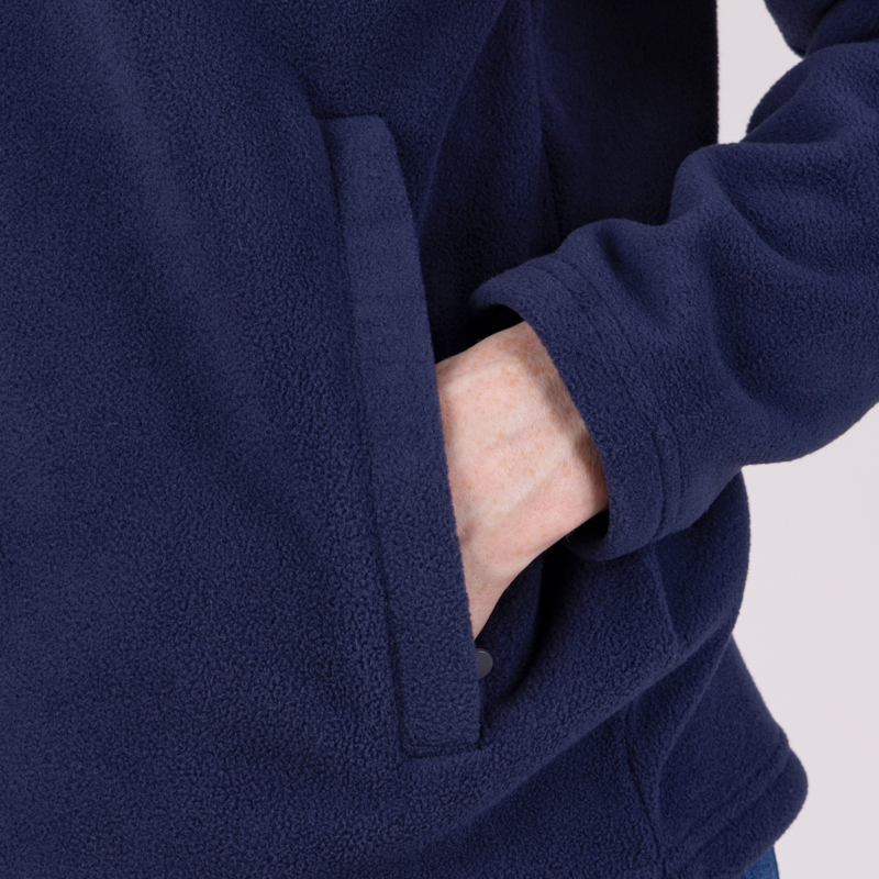 Aubrion Equestrian Quarter Zip Fleece - Midnight/Taupe-7