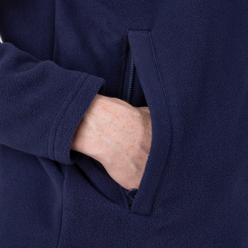 Aubrion Equestrian Quarter Zip Fleece - Midnight/Taupe-6