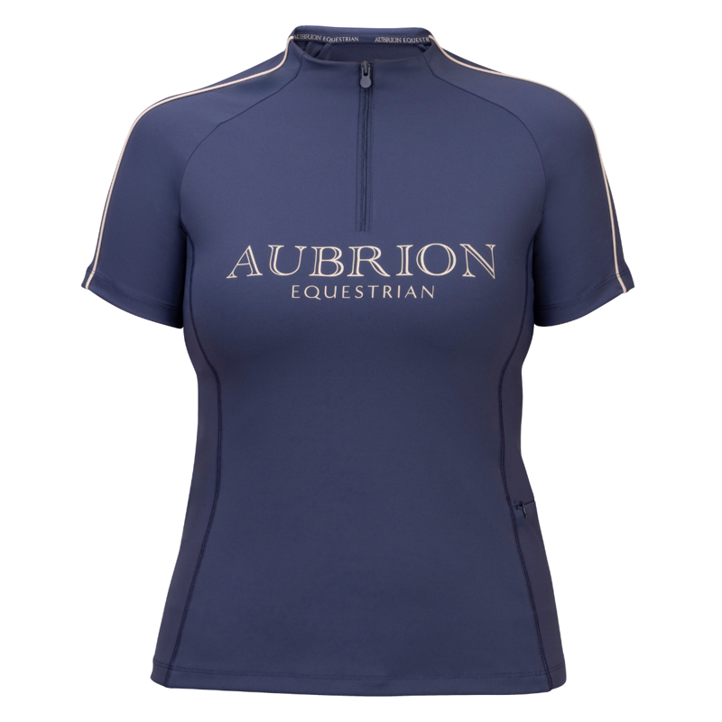 Aubrion Equestrian Short Sleeve Base Layer - Midnight