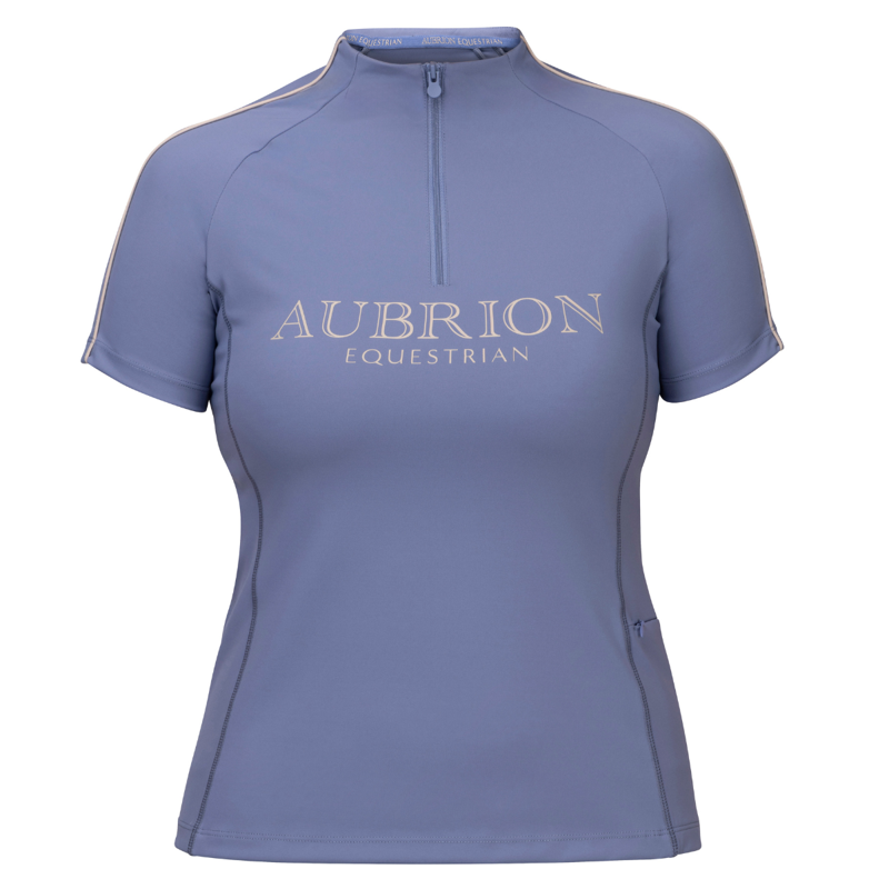 Aubrion Equestrian Short Sleeve Base Layer - Storm