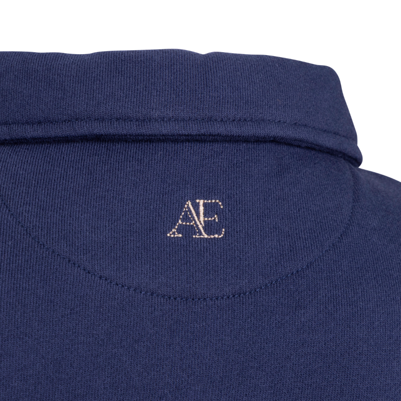 Aubrion Equestrian Young Rider Button Sweatshirt - Midnight-8