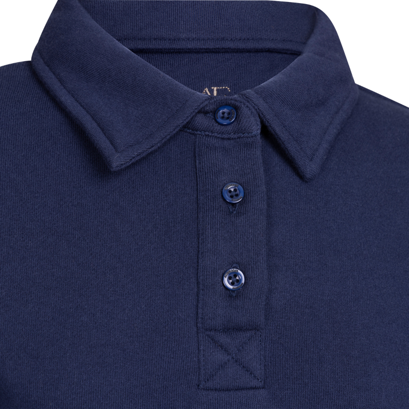 Aubrion Equestrian Young Rider Button Sweatshirt - Midnight-10