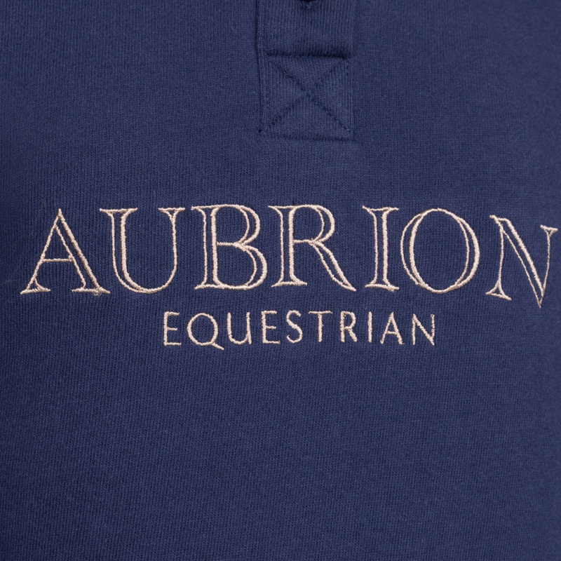 Aubrion Equestrian Young Rider Button Sweatshirt - Midnight-11