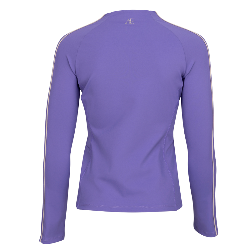 Aubrion Equestrian Young Rider Long Sleeve Base Layer - Heather-1