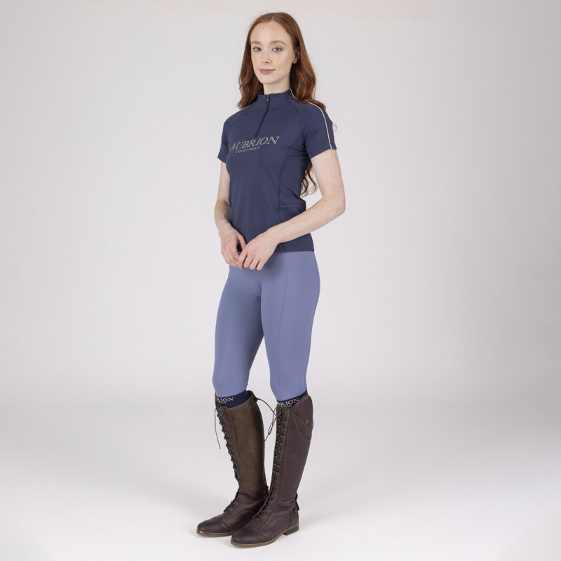 Aubrion Equestrian Riding Tights - Storm-5