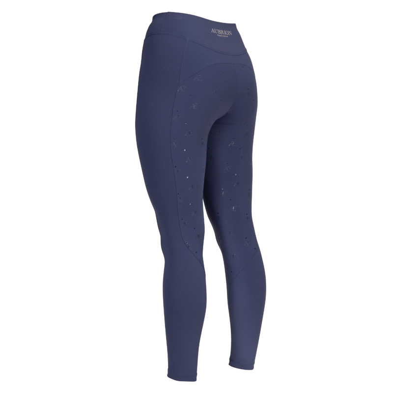 Aubrion Equestrian Riding Tights - Midnight-2
