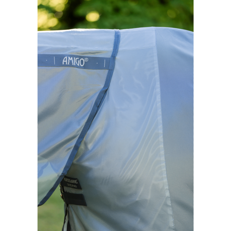 Horseware Amigo Integrated Fly Sheet - Heather Blue/Blue/Silver-6