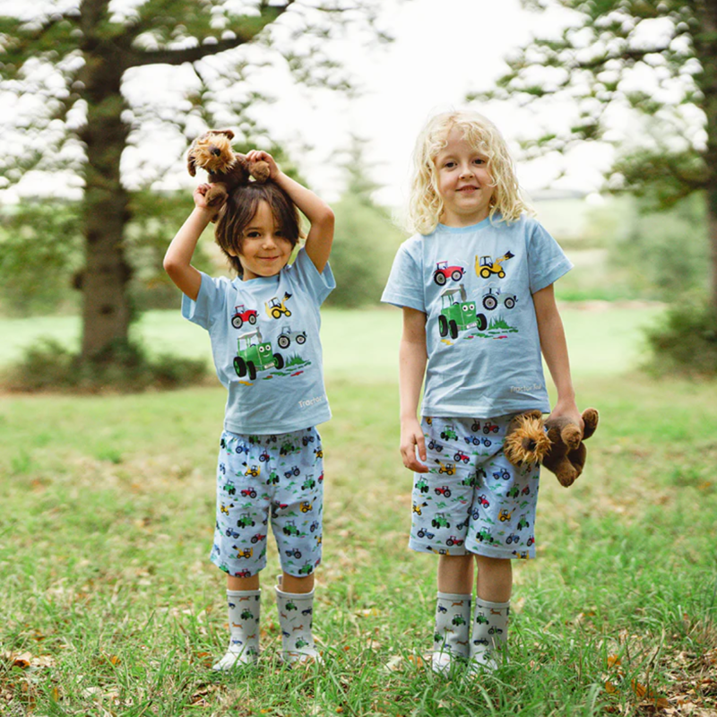 Tractor Ted Shortie Pyjamas - Machines-1
