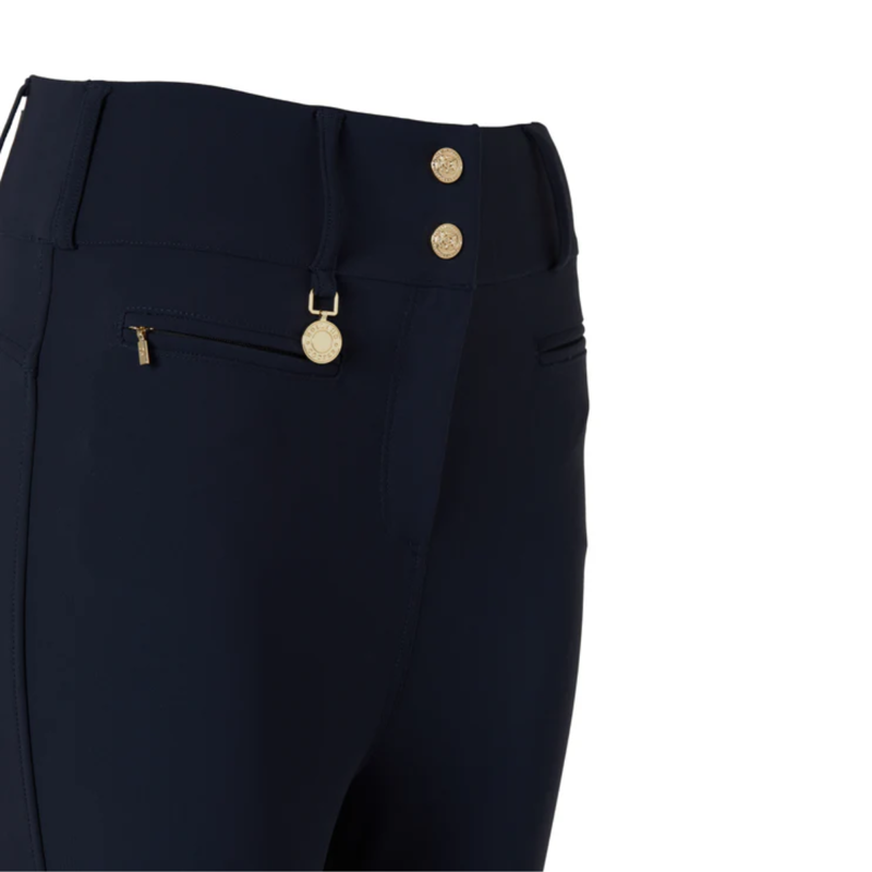 Holland Cooper Contour Trouser - Ink Navy-5