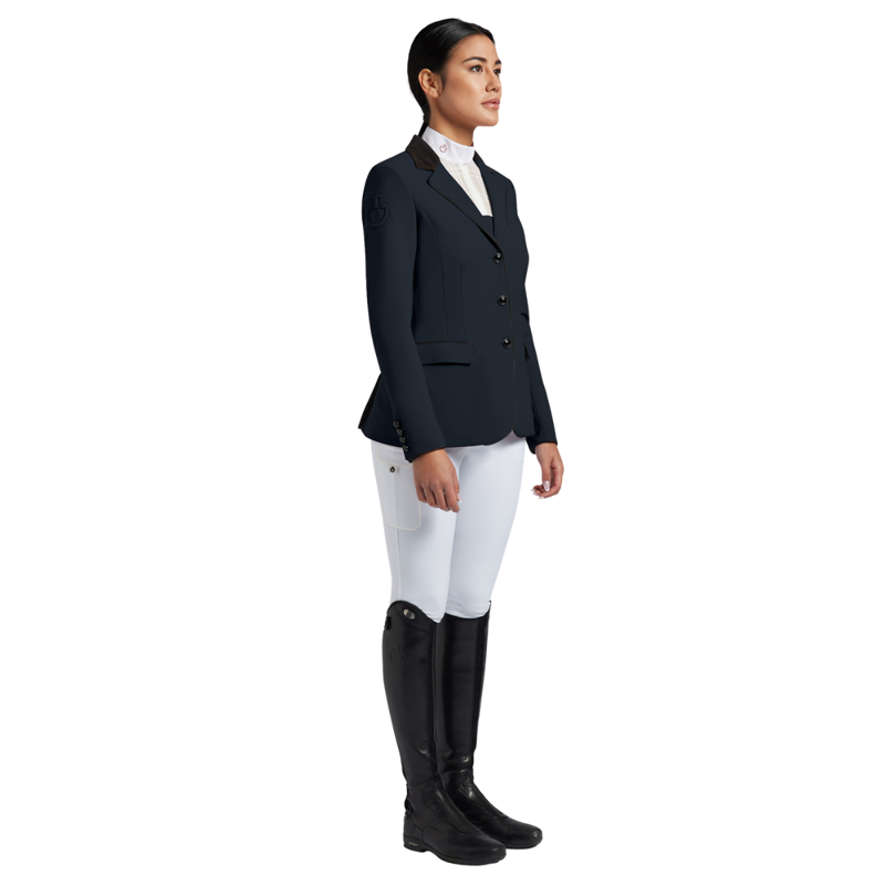 Cavalleria Toscana Women's GP Riding Competition Jacket - Navy