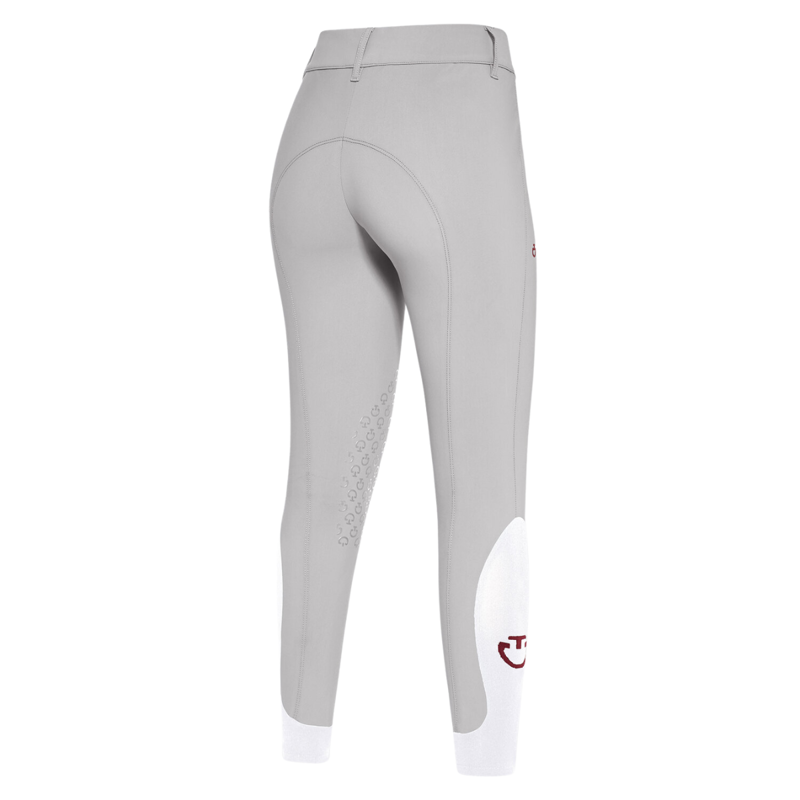 Cavalleria Toscana Women's American Breeches - Light Grey-1