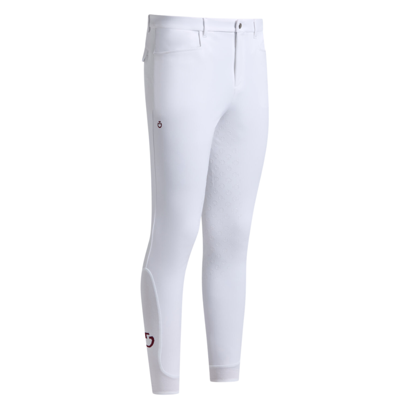Cavalleria Toscana Men's CT Full Grip Breeches - White