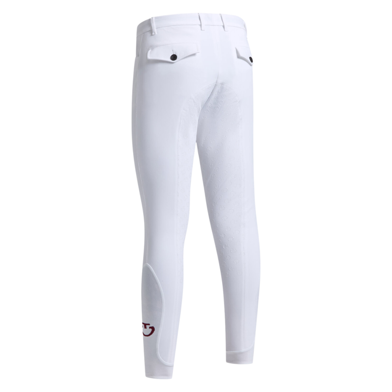 Cavalleria Toscana Men's CT Full Grip Breeches - White-1