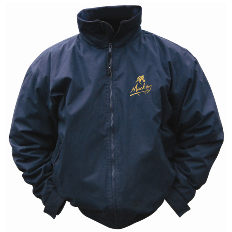 Mackey Children's Blouson Jacket with logo - Navy