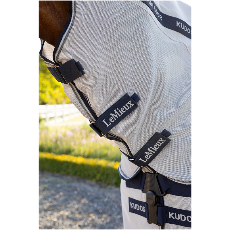 LeMieux Kudos Gladiator Fly Rug - Grey-4