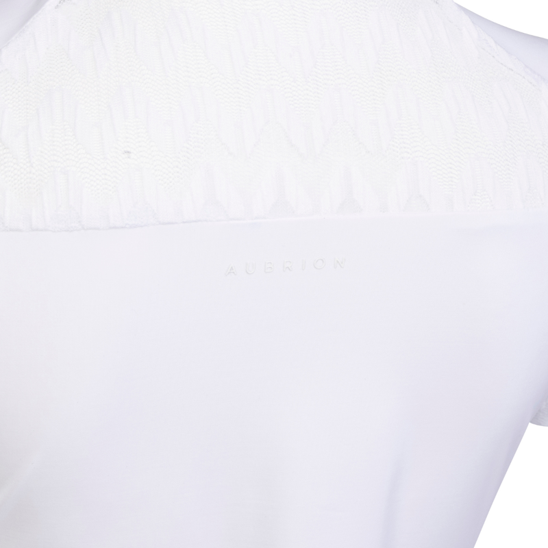 Aubrion Young Rider Optima VX Show Shirt - White-2