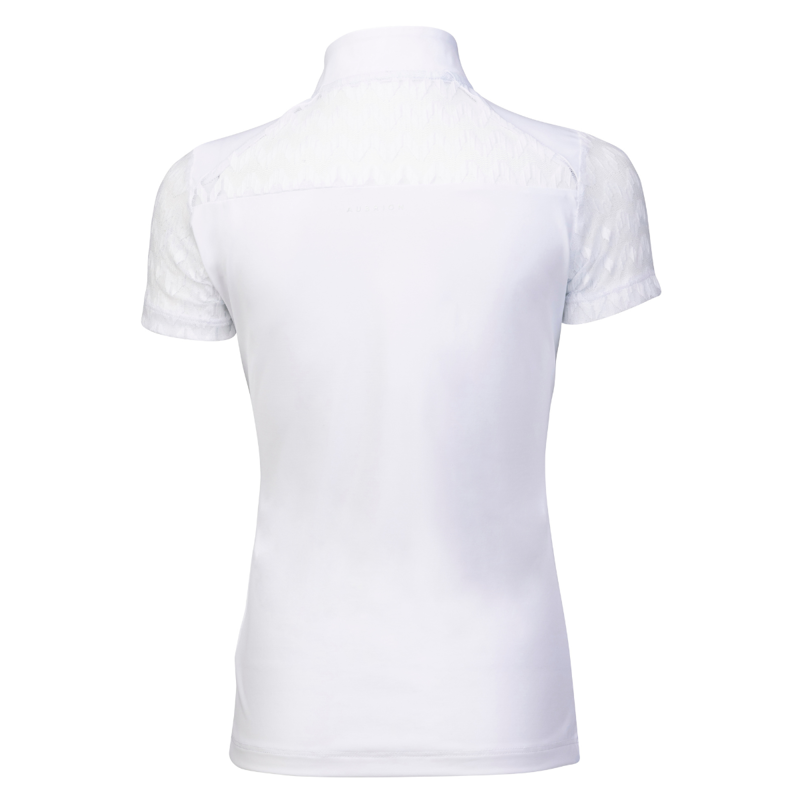 Aubrion Young Rider Optima VX Show Shirt - White-1