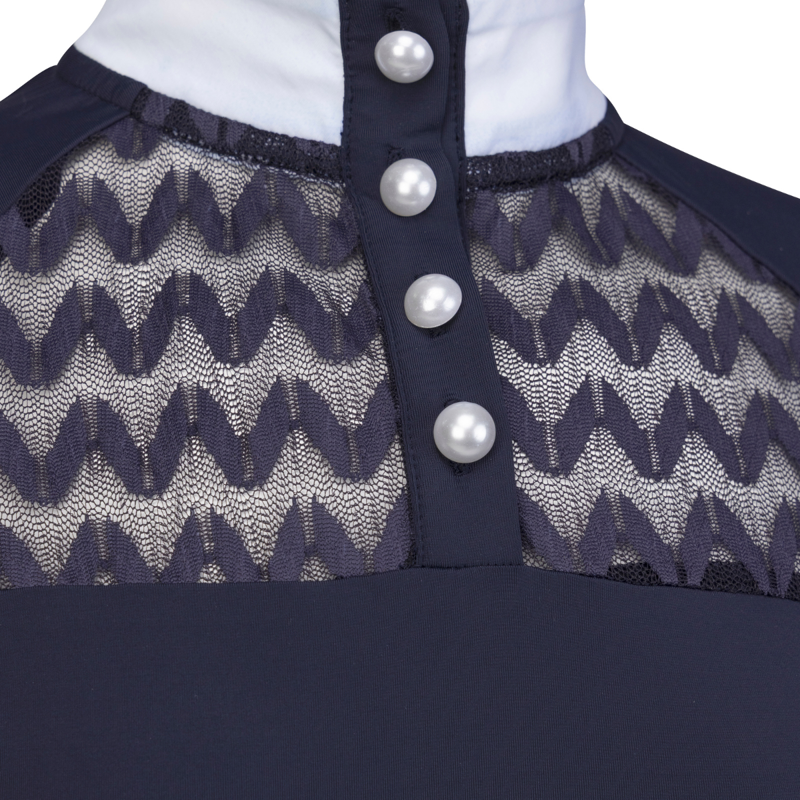 Aubrion Young Rider Optima VX Show Shirt - Navy-3