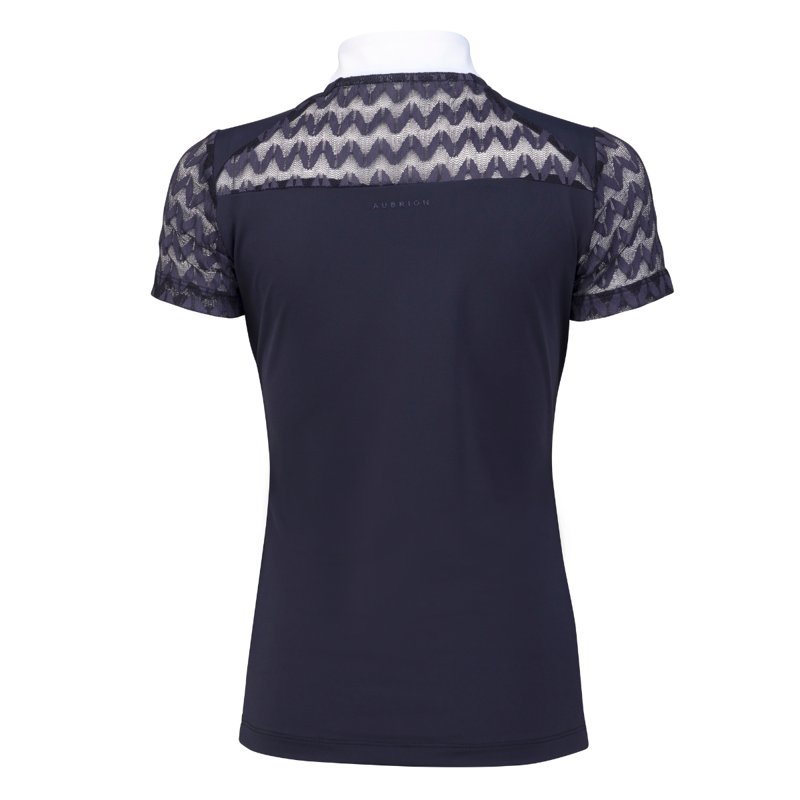 Aubrion Young Rider Optima VX Show Shirt - Navy-1