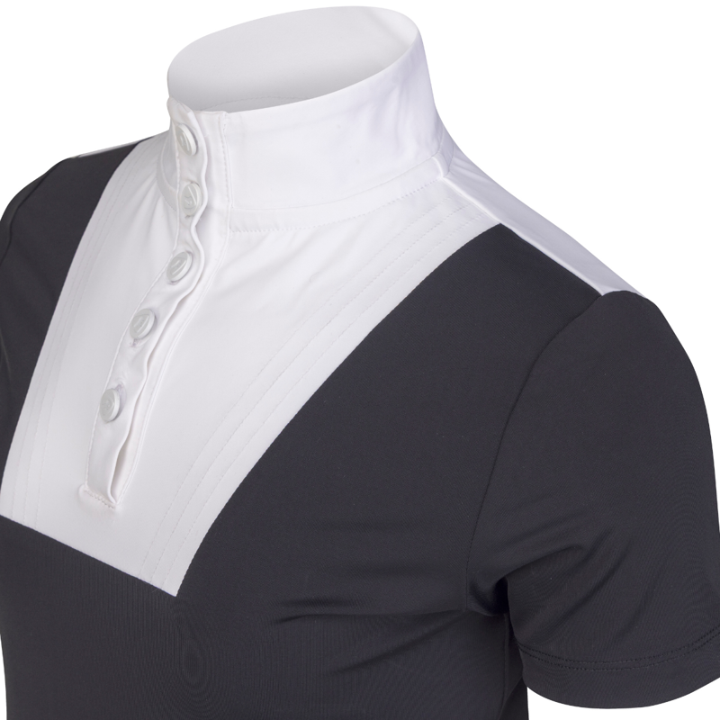 Aubrion Young Rider Optima MX Show Shirt - Black-4