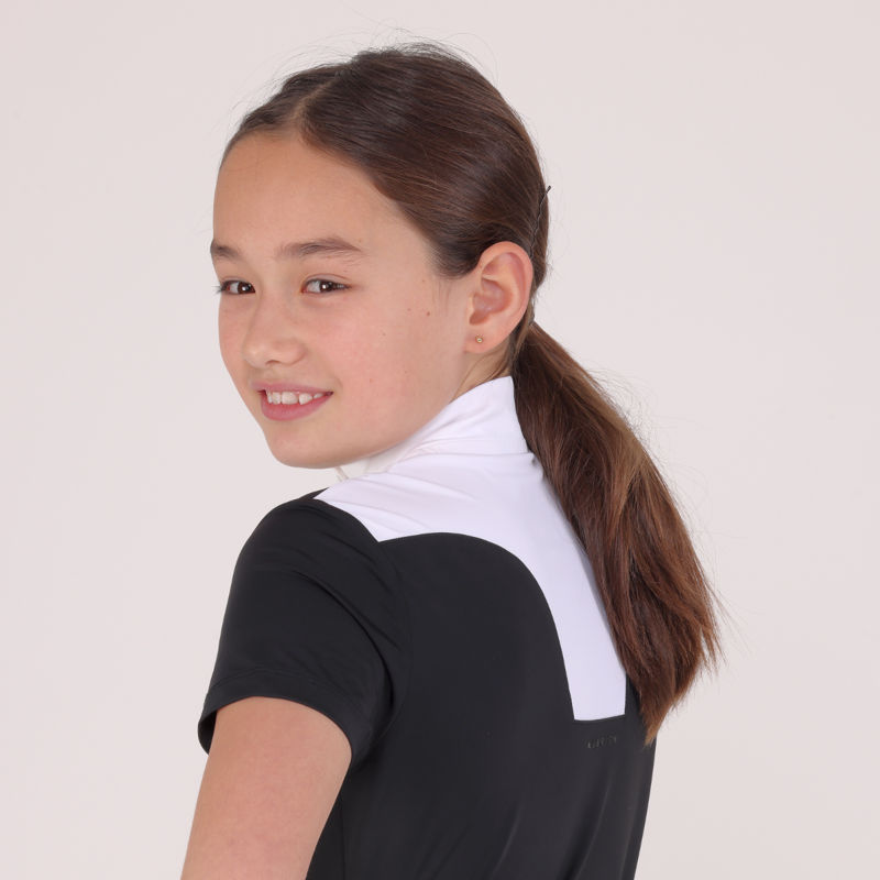 Aubrion Young Rider Optima MX Show Shirt - Black-6