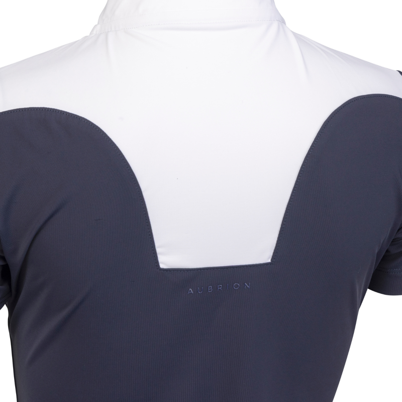 Aubrion Young Rider Optima MX Show Shirt - Navy-4