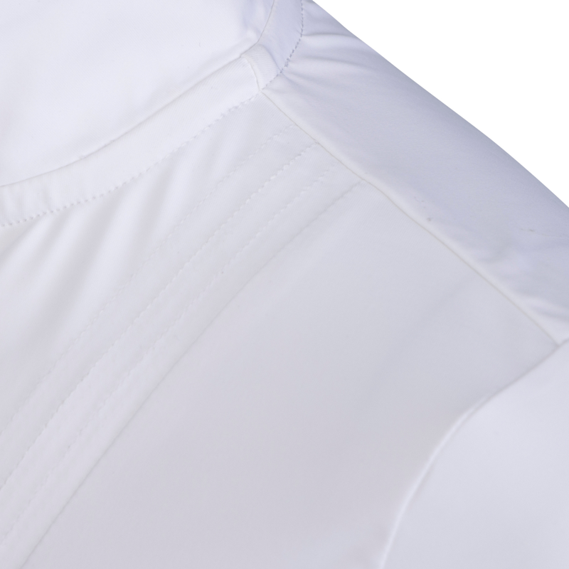 Aubrion Young Rider Optima MX Show Shirt - White-2