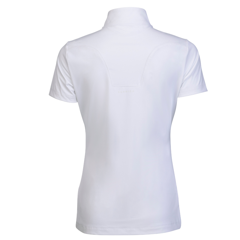 Aubrion Young Rider Optima MX Show Shirt - White-1