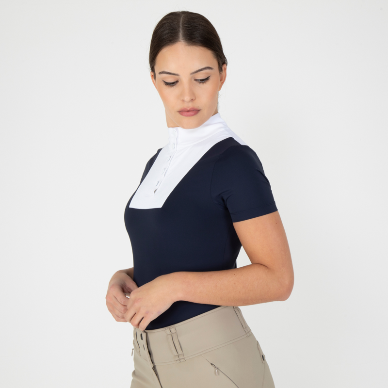 Aubrion Optima MX Show Shirt - Navy-3